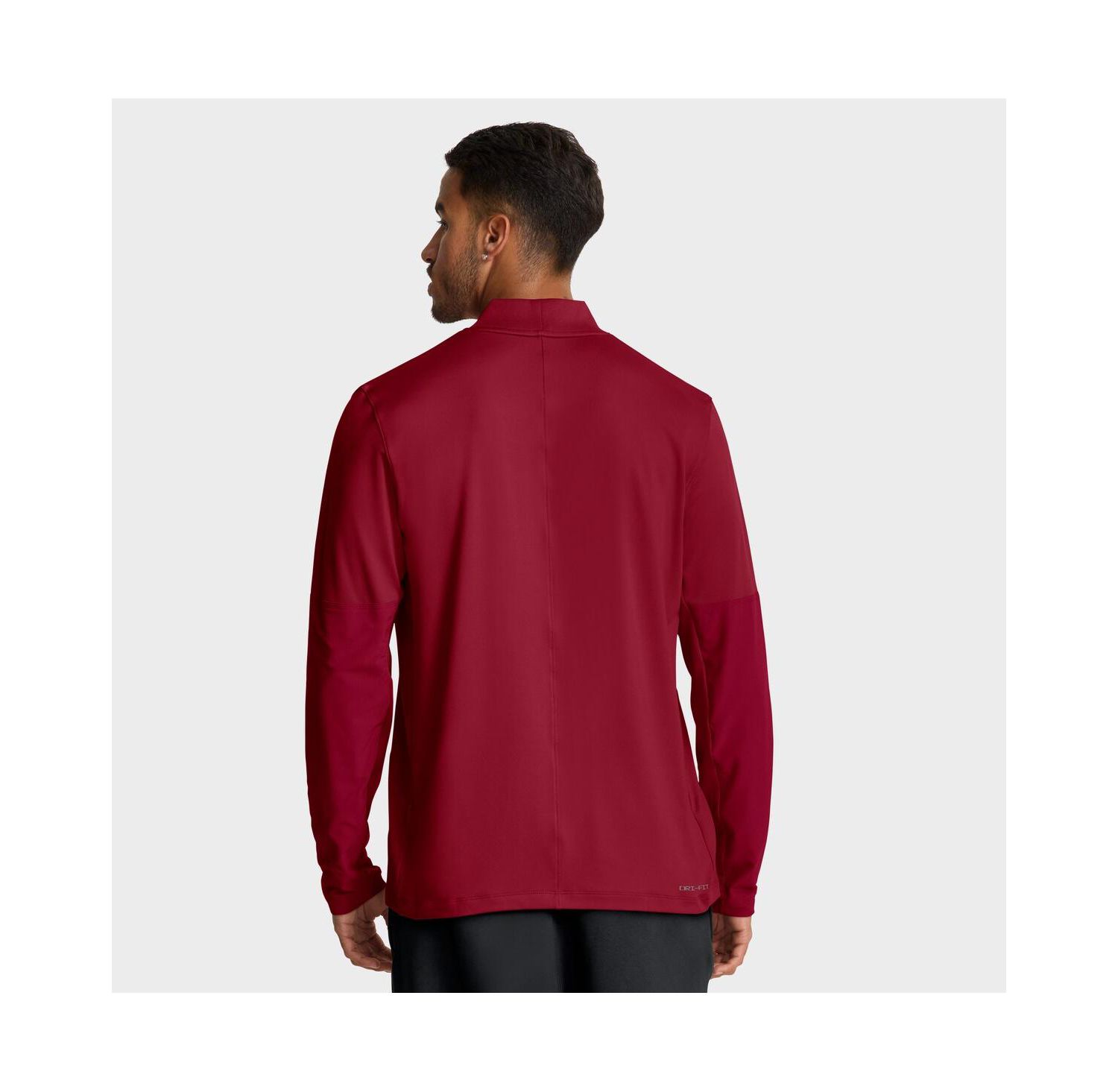 Men's Crimson Stanford Cardinal One Goal Performance Half-Zip Pullover Hoodie