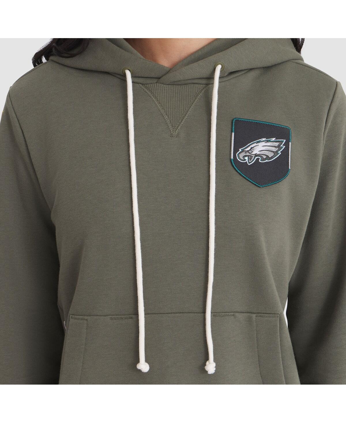 Nike Women's Olive Philadelphia Eagles 2025 Salute to Service Sideline Standard Issue Dri-fit Hoodie