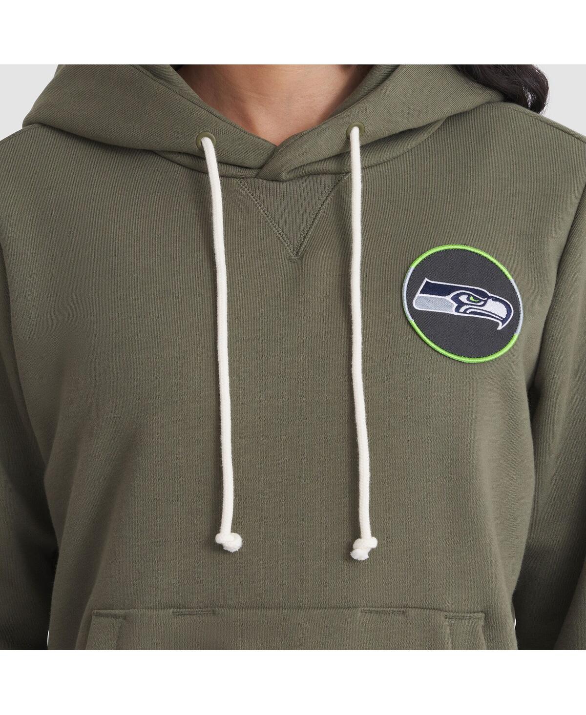 Nike Women's Olive Seattle Seahawks 2025 Salute to Service Sideline Standard Issue Dri-fit Hoodie