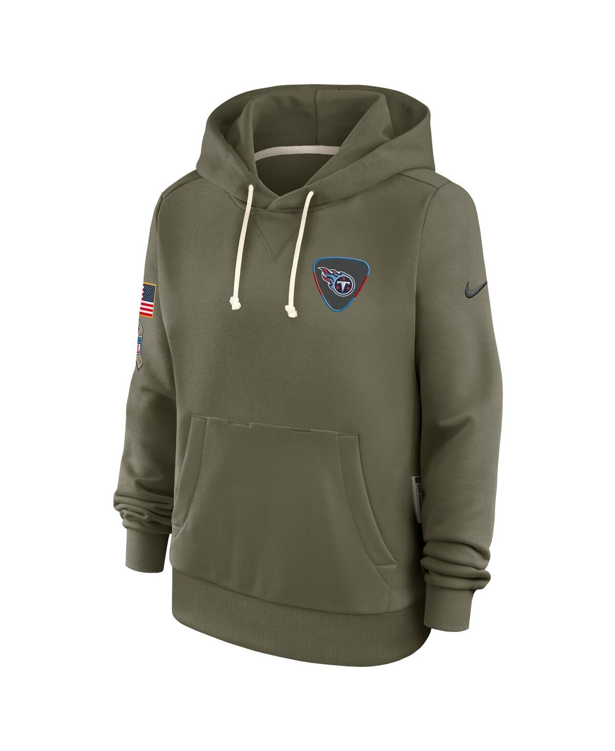 Nike Women's Olive Tennessee Titans 2025 Salute to Service Sideline Standard Issue Dri-fit Hoodie