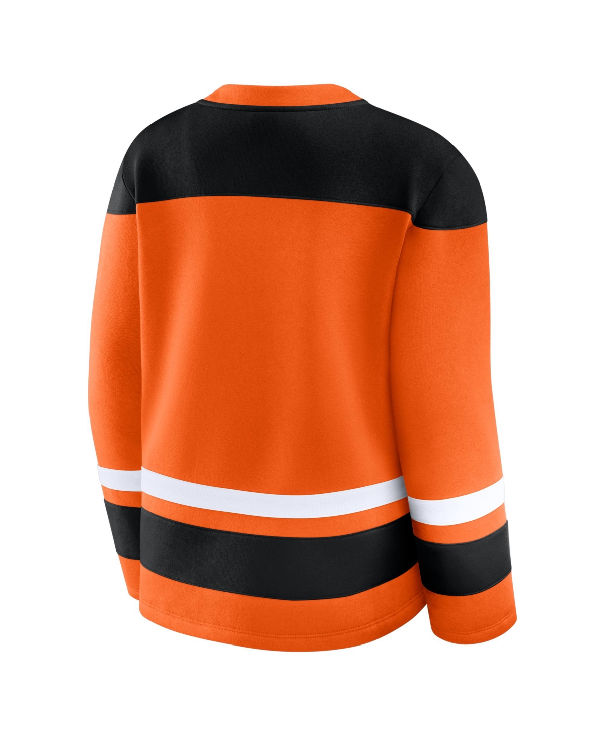 Fanatics Women's Orange Philadelphia Flyers Icing Long Sleeve Lace Up Sweatshirt In Orange