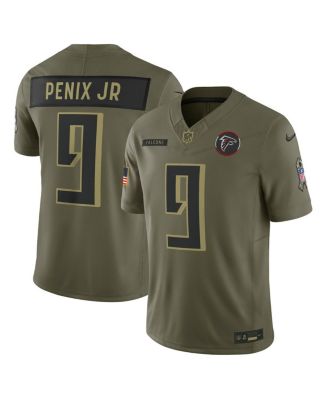 Nike - Men's Michael Penix Jr. Olive Atlanta Falcons 2025 Salute to Service Limited Jersey