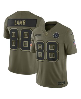 Nike - Men's CeeDee Lamb Olive Dallas Cowboys 2025 Salute to Service Limited Jersey