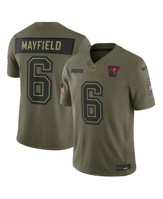 Nike - Men's Baker Mayfield Olive Tampa Bay Buccaneers 2025 Salute to Service Limited Jersey