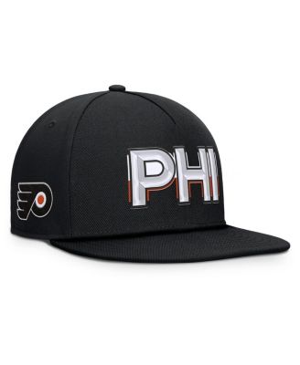 Fanatics - Men's Black Philadelphia Flyers Authentic Pro Rink Team Code Snapback Hat