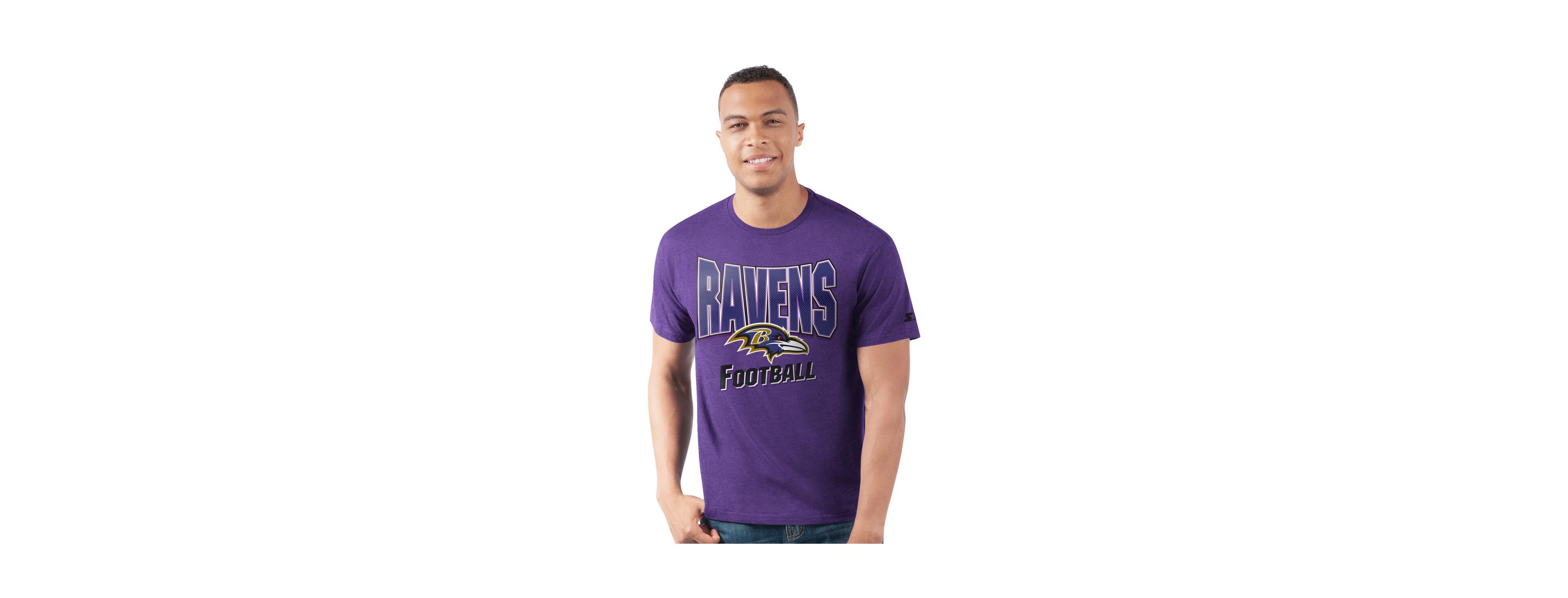 Starter Men's Purple Baltimore Ravens Prime Time T-Shirt