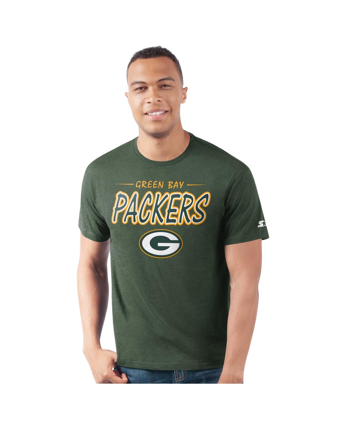 Starter Men's Green Green Bay Packers Prime Time T-Shirt