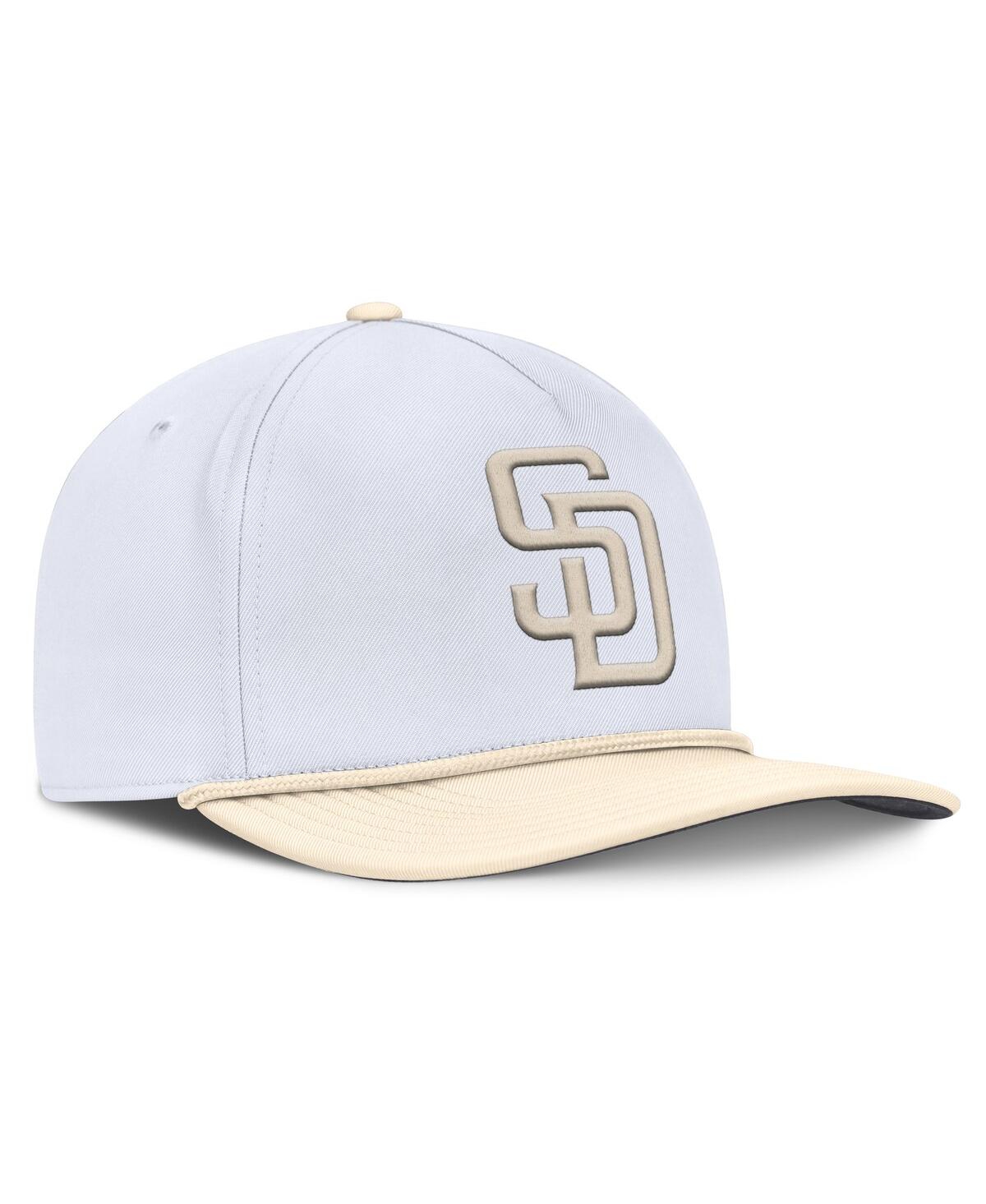 Nike Men's White/cream San Diego Padres Pro Performance Snapback Hat In White