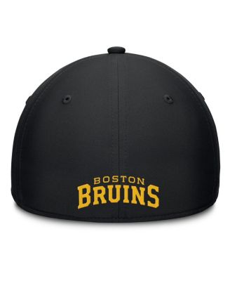 Men's Black Boston Bruins Primary Logo Flex Hat