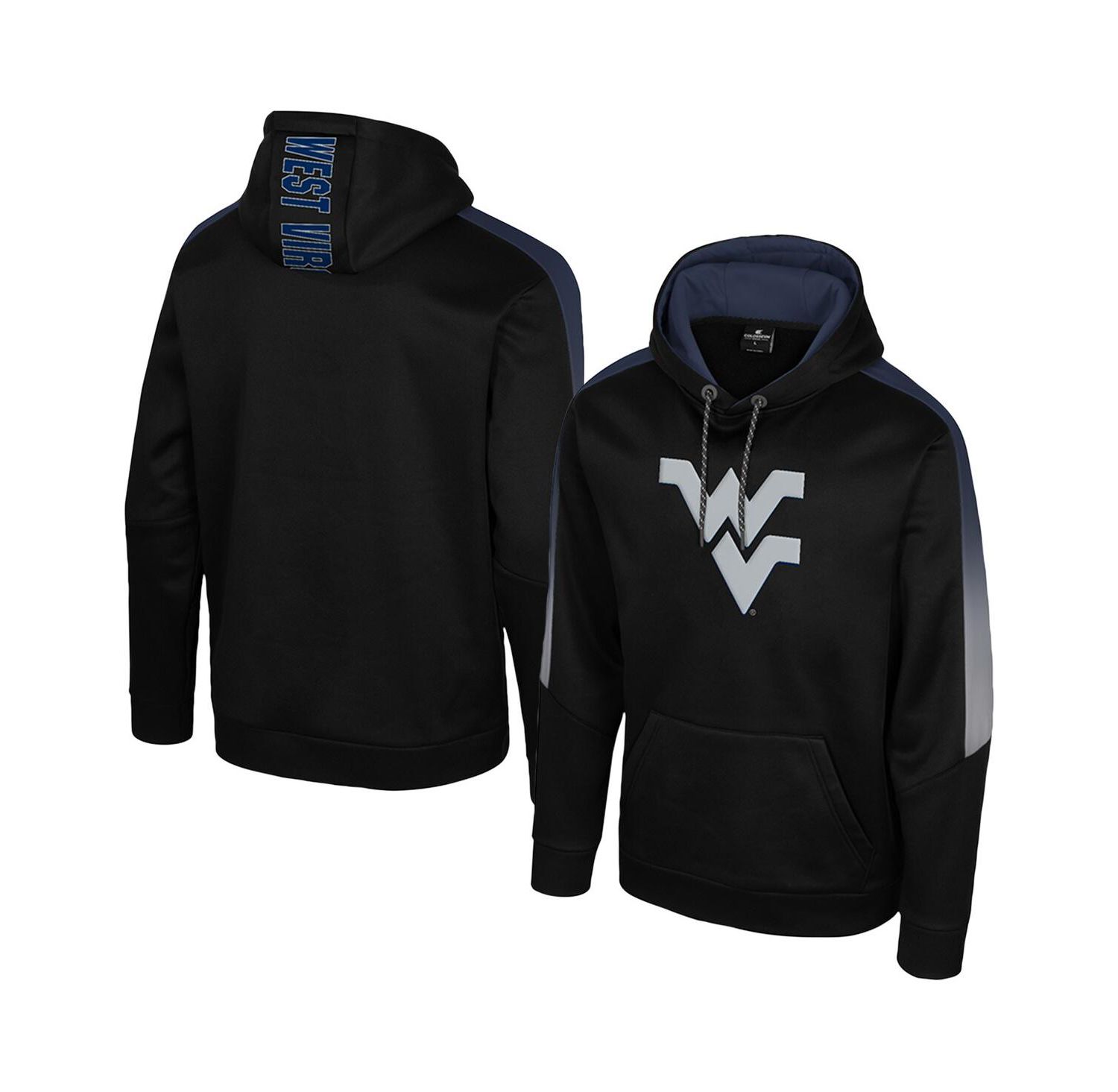 Men's Black West Virginia Mountaineers the Gang Blackout Hoodie