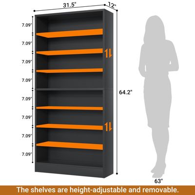 9-Tier Wood Shoe Storage Cabinet (Holds 40-45 Pairs)