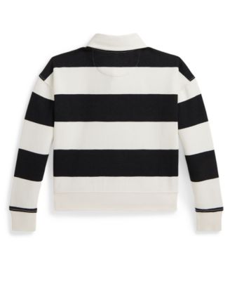 Girls' 2T-6X Embroidered Rugby Sweatshirt