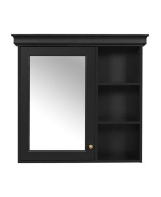 30'' x 28'' Wall Mounted Medicine Cabinet with Mirror & Storage Organizer