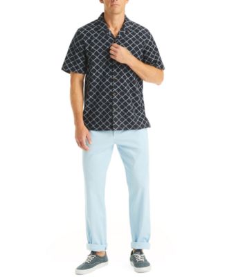 Men's Printed Short-Sleeve Polo Shirt