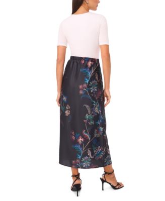 Women's Side Slit Pencil Skirt