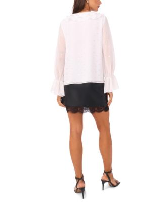Women's Ruffle Long Sleeve Top