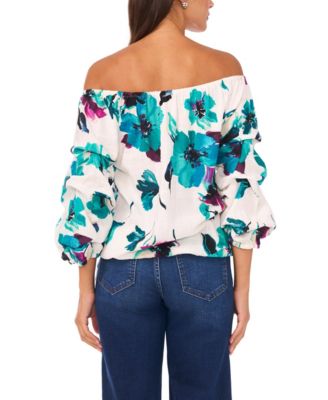Women's Off-The-Shoulder Neck Tie Top