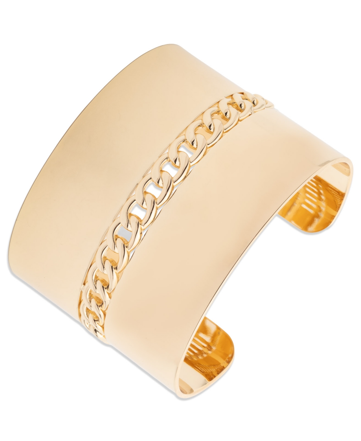 Ralph Lauren Gold-tone Statement Cuff Bracelet In Gold