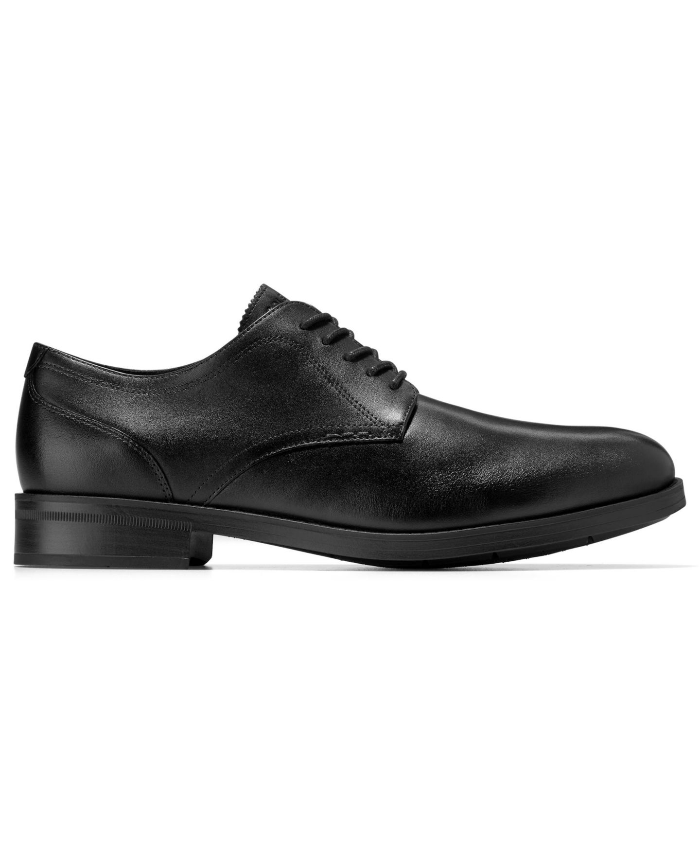 Обувь Cole Haan Men's Newmark Grand Plain Toe Oxford, цвет: Чёрный — фото 2