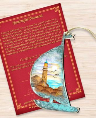 Light House Scenic Christmas Ornament