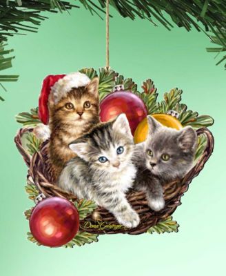 Christmas Kittens Christmas Ornament
