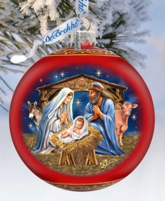 From Stable to Savior LE Glass Ornament