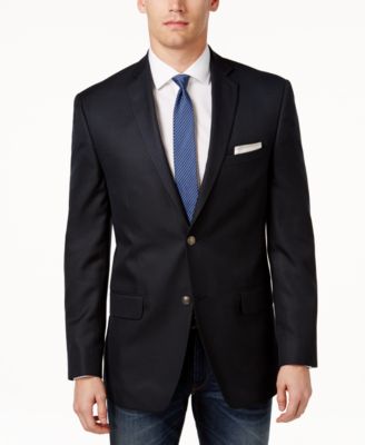 Alfani - Jacket, Black Solid Blazer