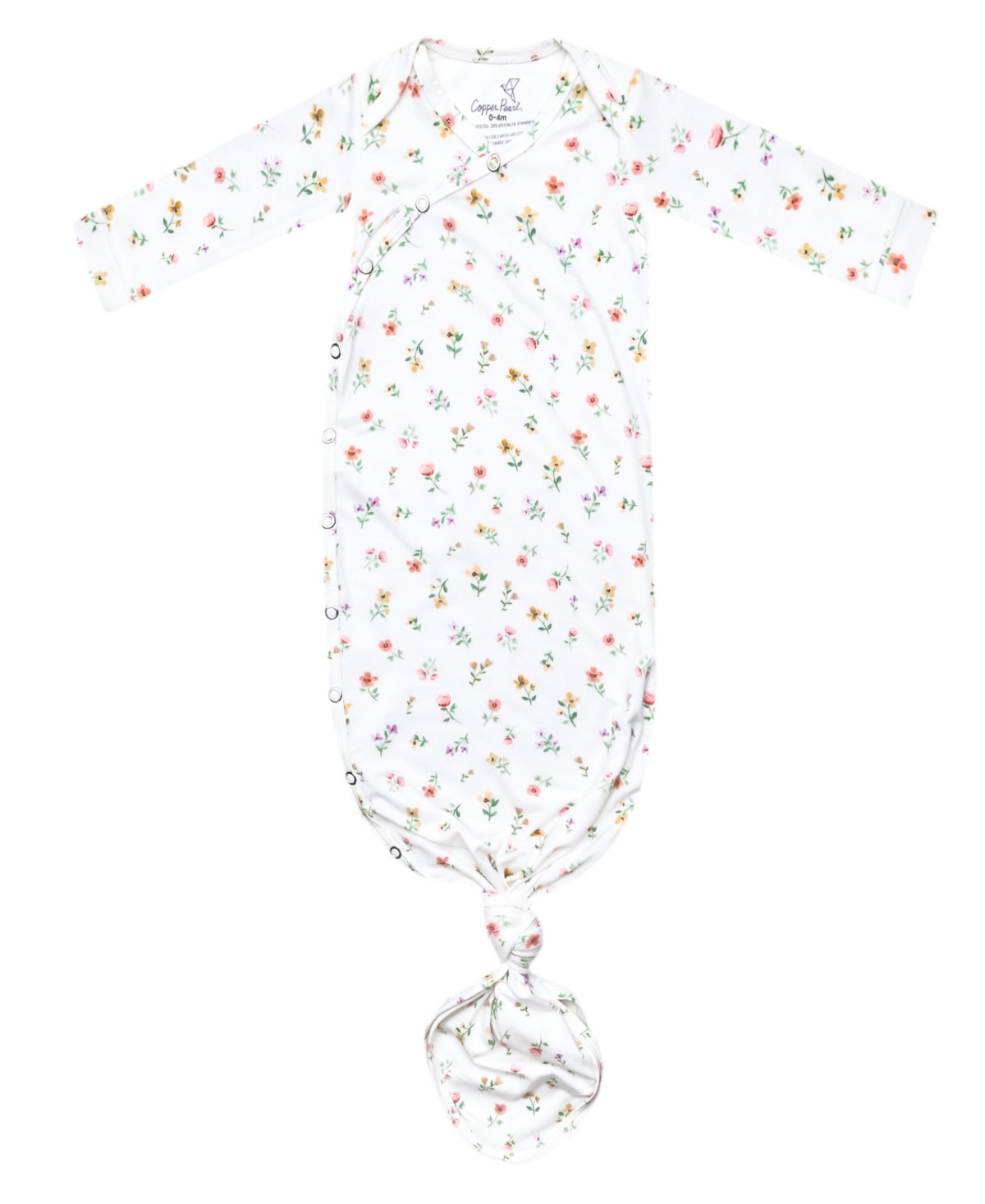 Copper Pearl Newborn Eloise Knotted Gown
