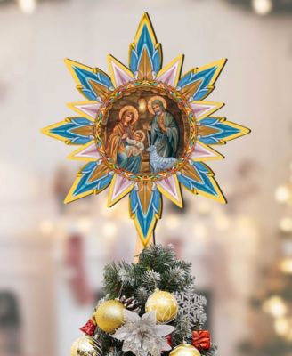 Orthodox Nativity Wooden Tree Topper