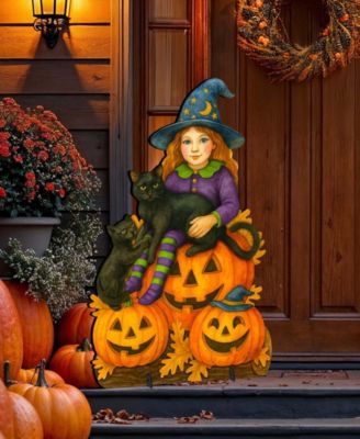 Halloween Witch Outdoor Garden D&eacute;cor