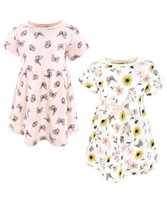 Natural Cotton Dress Duo Short and Long Sleeve Styles