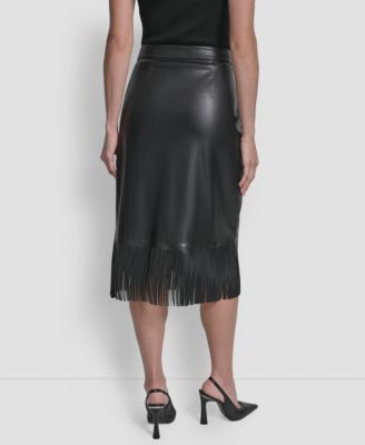 Women's Fringe Midi Skirt