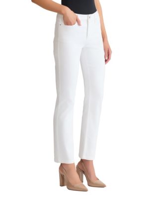 Women's Lexington Mid Rise Straight Leg Denim Jeans 