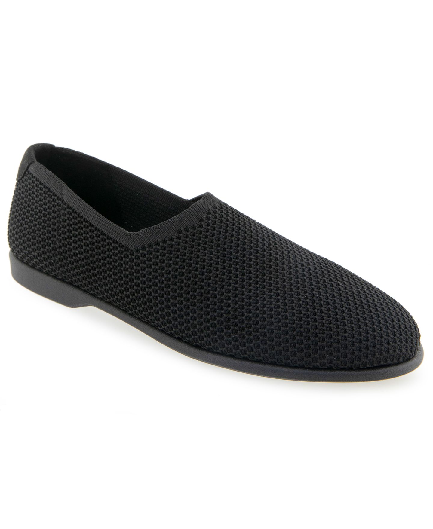 Женские балетки Aerosoles Nathaly Knit Flat, цвет: Чёрный вязаный — фото 1