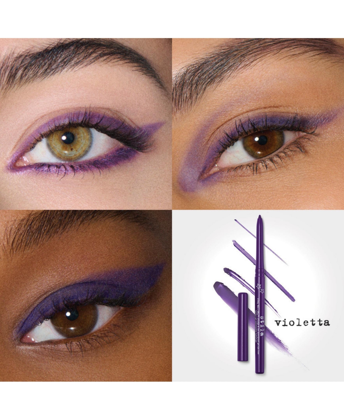 Stila Stay All Day Smudge & Set Waterproof Gel Eye Liner In Purple