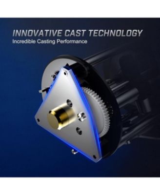 Chaos XS Baitcaster Reinforced Metal Body Reel for Saltwater Inshore, Surf Trolling & Big Freshwater Fish, Powerful & Smooth