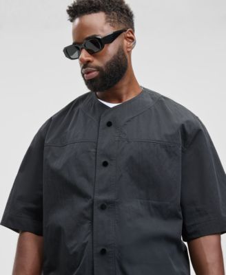 Men's Relaxed Fit Short Sleeve Snap-Front Shirt, Macy's Exclusive