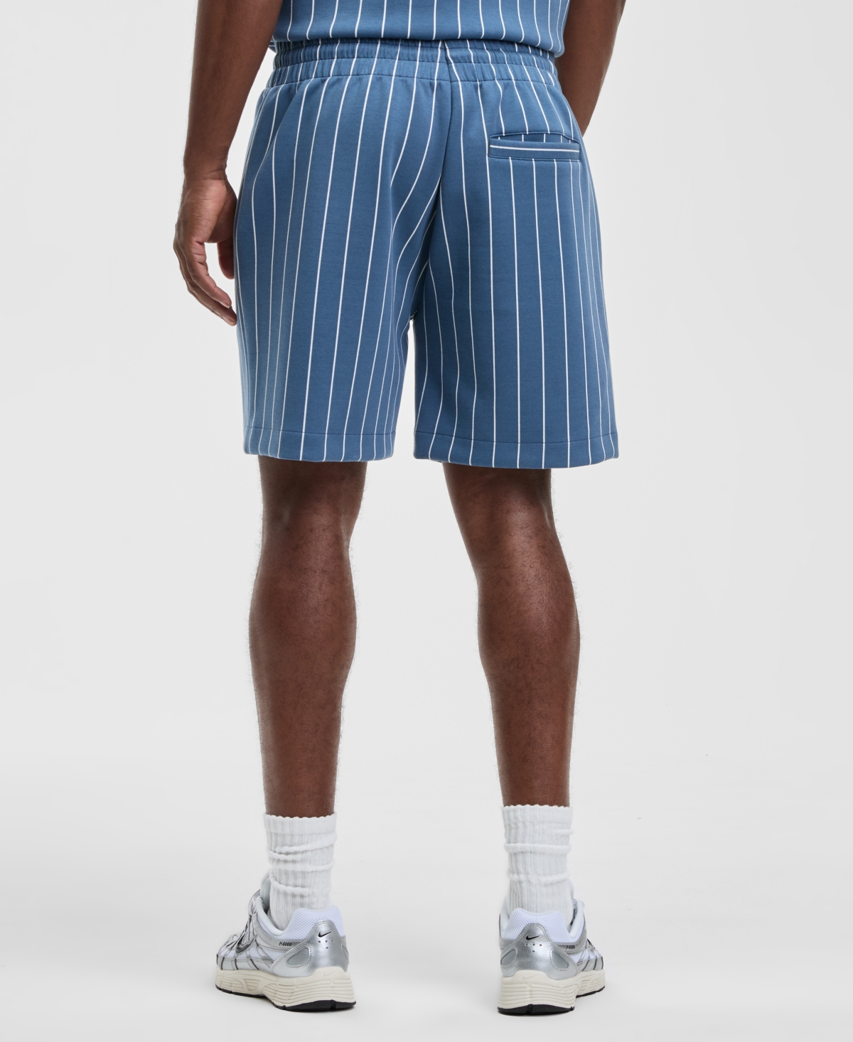 Mode of One Men's Regular-Fit Pinstripe 7" Shorts, Exclusively at Macy's