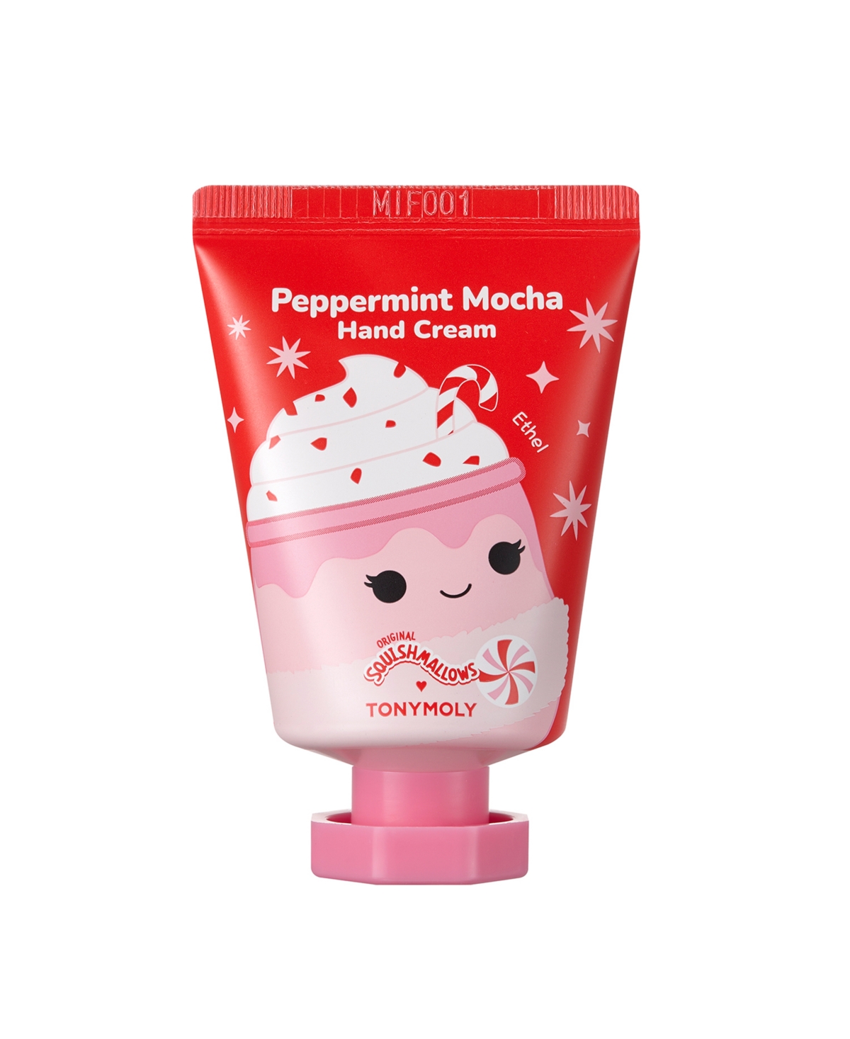 Tonymoly X Squishmallow Ethel Peppermint Mocha Hand Cream, 1.01 Oz. In Transparent