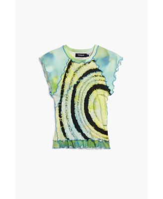 Women's Short-sleeve T-shirt with circles