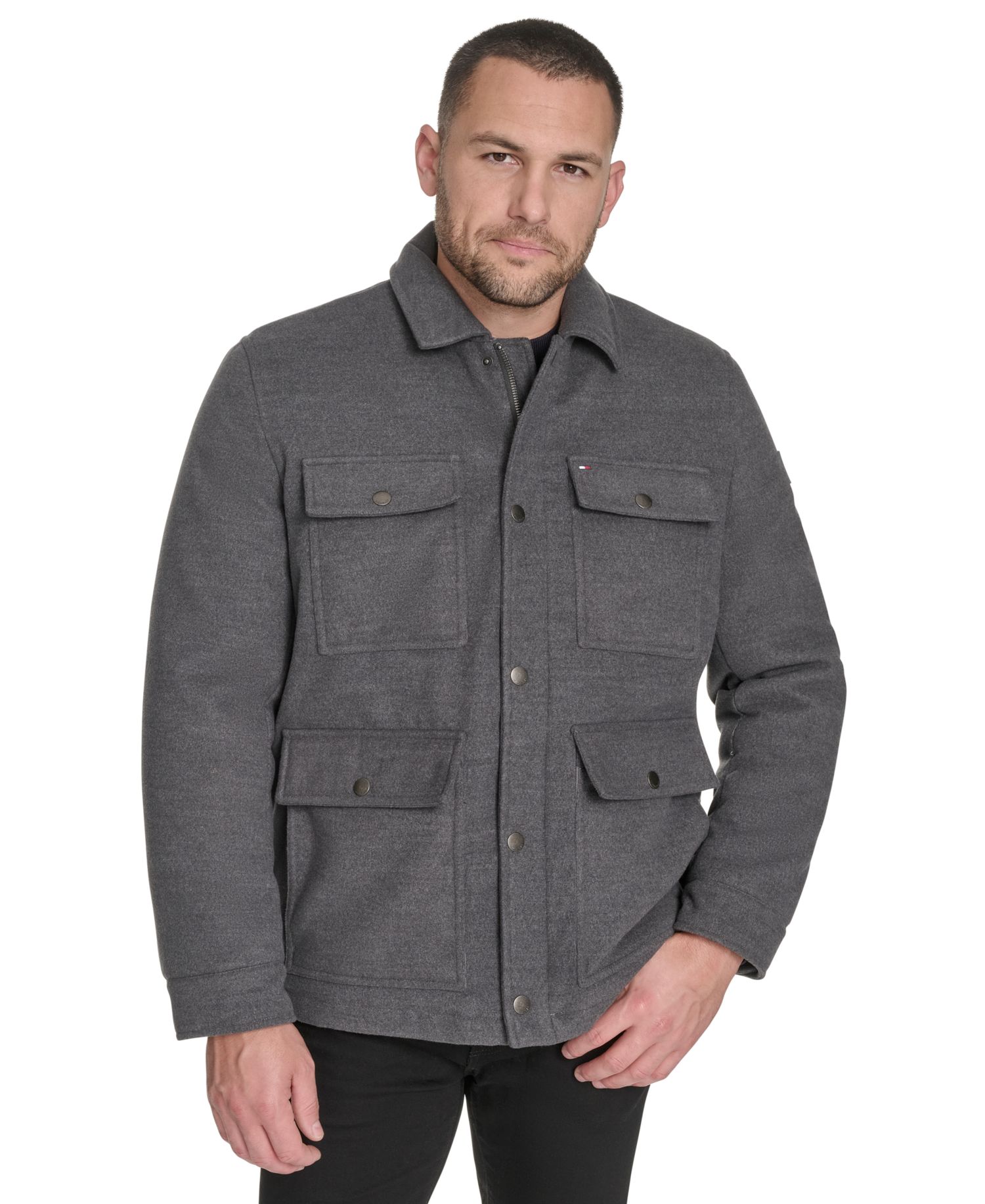 Men's Wool Blend Field Jacket