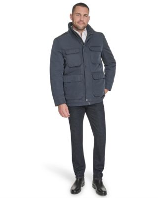 Men's Four Pocket Military-Inspired Field Jacket