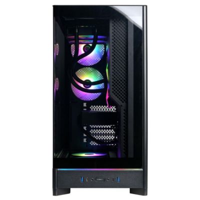 Gamer Supreme Liquid Cooled Gaming Desktop Computer, AMD Ryzen 7 9700X 3.8GHz, 32GB RAM, 2TB SSD, AMD Radeon RX 9060 XT 16GB, Windows 11