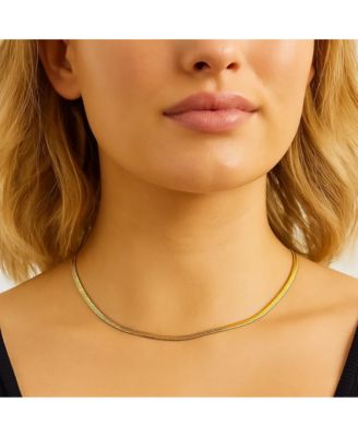 The Eliana Gold Snake Chain Necklace