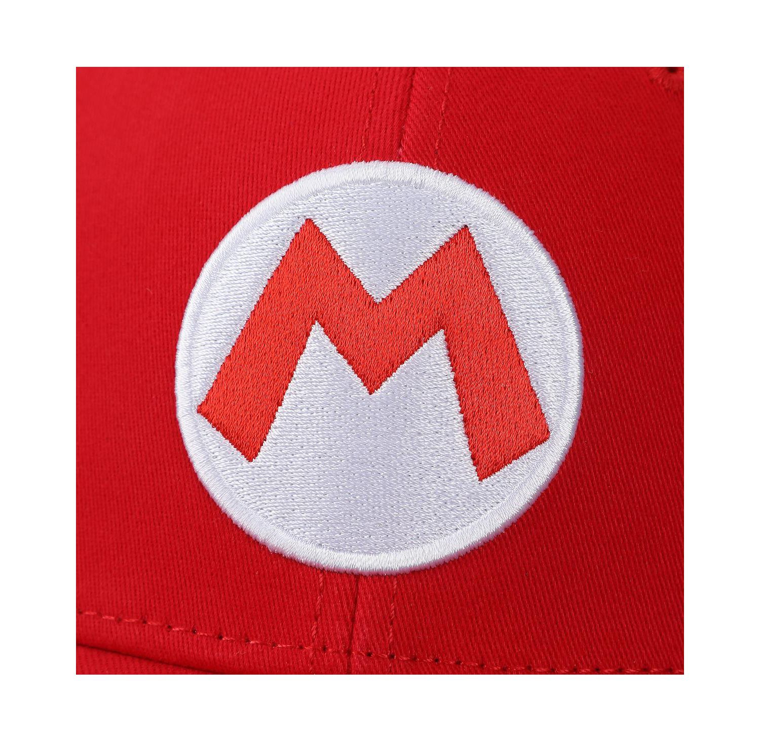 Men's Bros Mario Red Flex Fit Hat