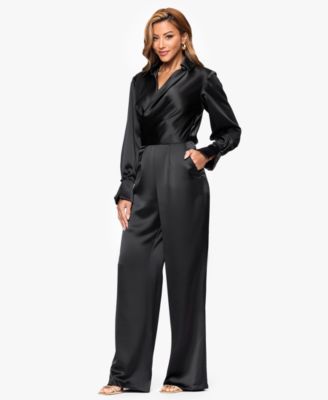 Women's V-Neck Long Sleeve Jumpsuit