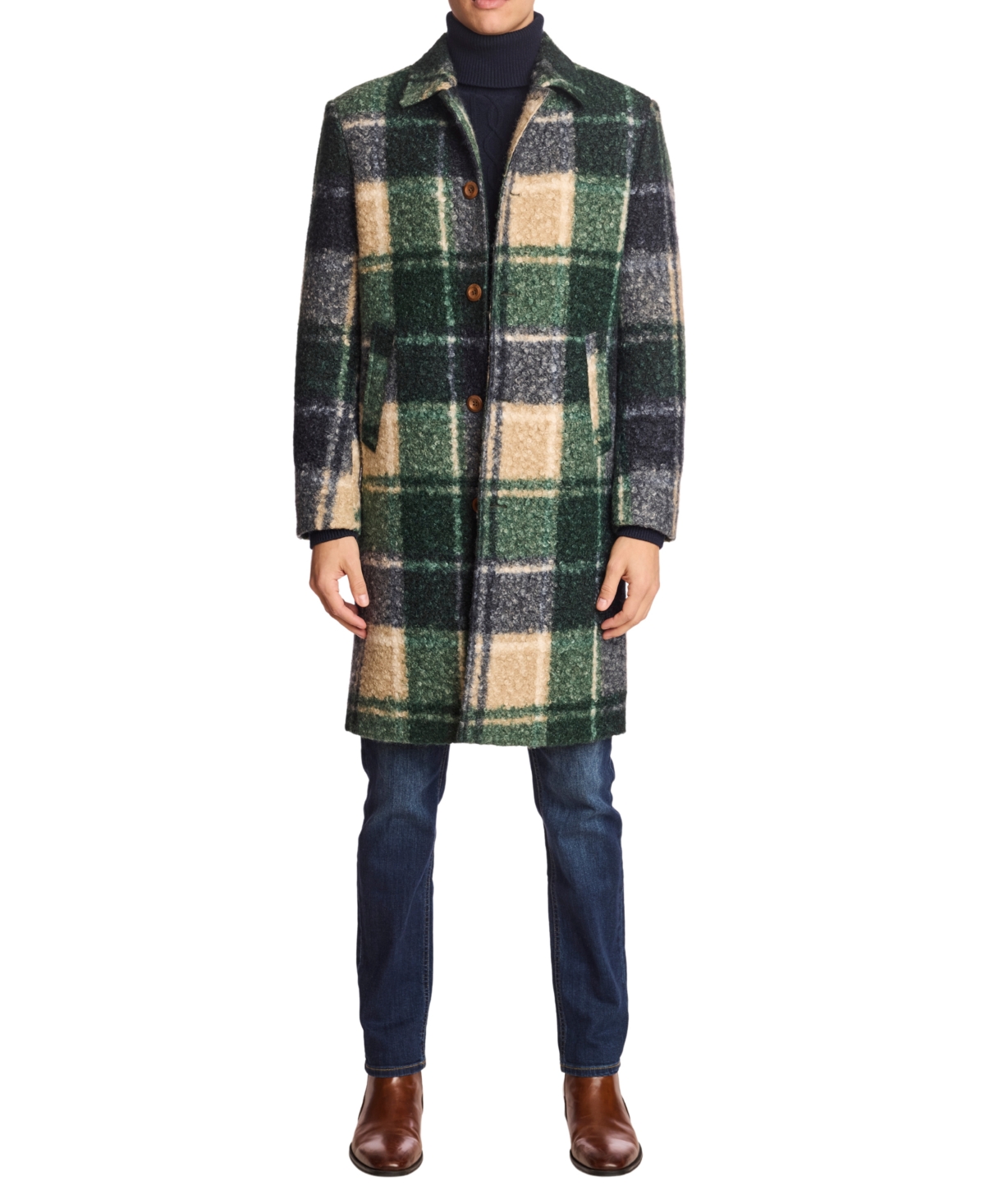 Paisley & Gray Men's Slash Pocket Oversized Coat