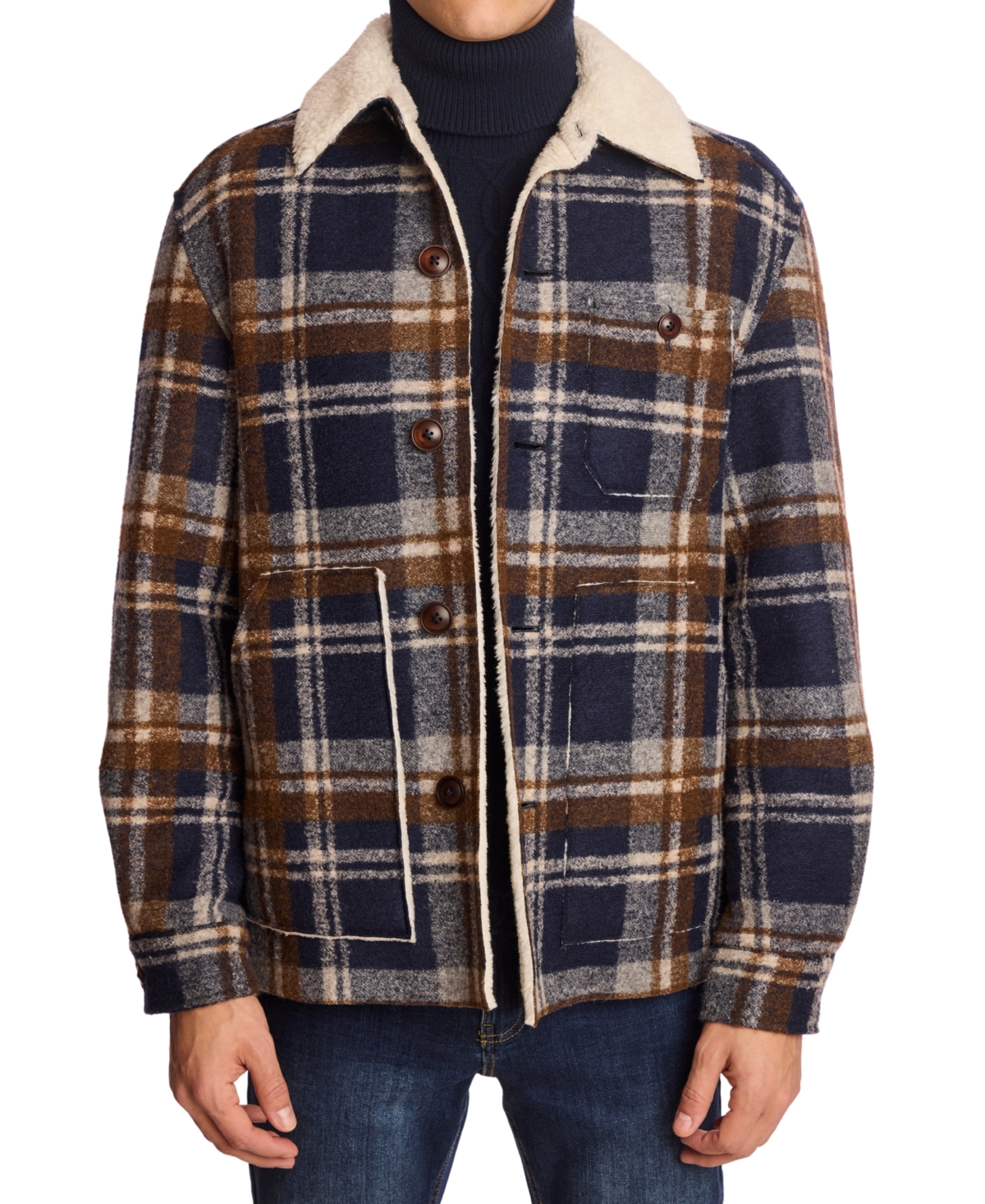 Paisley & Gray Men's Plaid Barn Coat