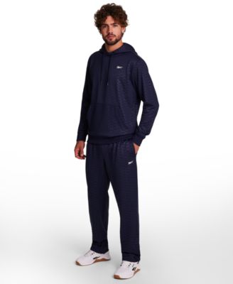 Men's Regular Fit Straight Leg Fleece Pants