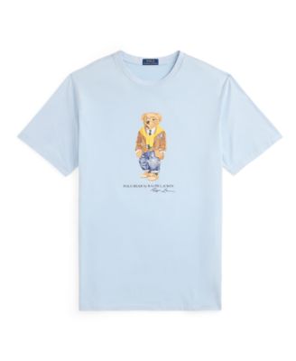 Men's Big & Tall Bear Printed Short Sleeves T-Shirt